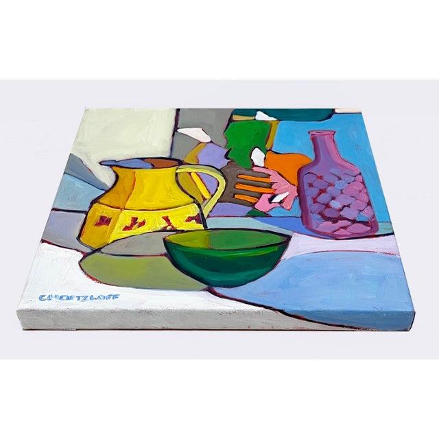 2020s Chromatic Table, Original Oil For Sale - Image 5 of 7