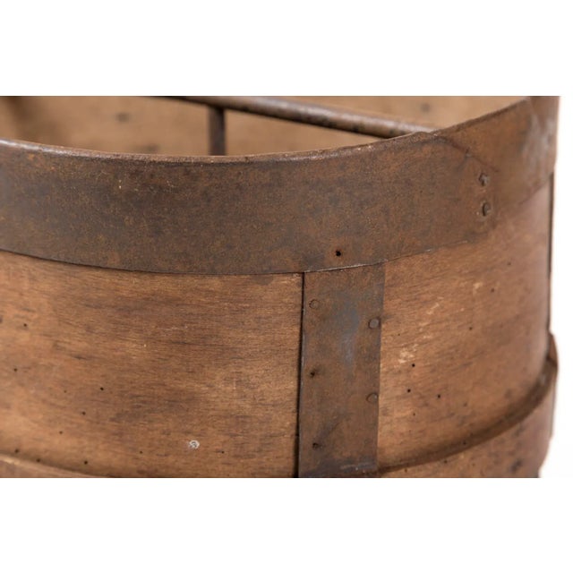 Wood Antique French Grain Measure, Early 20th Century. For Sale - Image 7 of 10