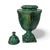 This exquisite lidded urn is a truly captivating piece, perfect for adding a touch of sophisticated drama and vibrant...
