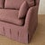 2020s Parisian Sofa Slip Covered in Belgian Dark Rust Linen For Sale - Image 5 of 8