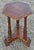 Wood Tri Column Mahogany Acanthus Carved Side Tables For Sale - Image 7 of 7