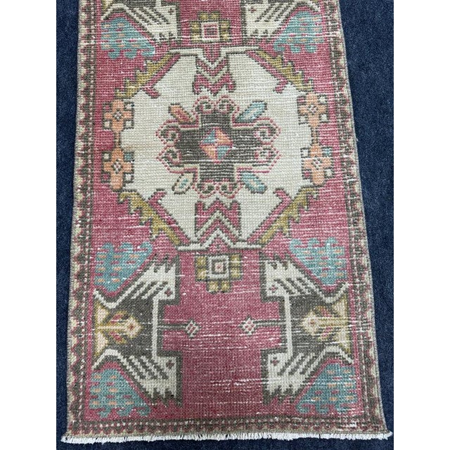 Contemporary Turkish Yastik Rug 1'7" x 3'1" For Sale - Image 3 of 5