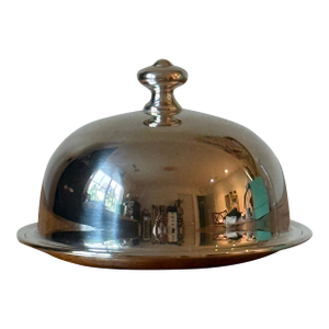 Ercuis Silver Plate Covered Butter Dish