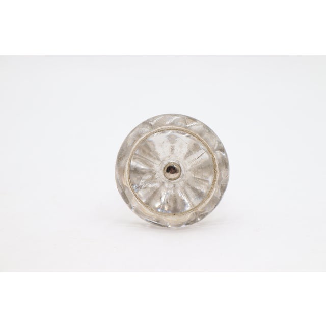 Traditional Vintage 2 In. Round Glass Cabinet Drawer Knob Set For Sale - Image 3 of 6