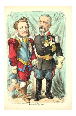 Puritans- Lithograph by A. Maganaro - 1872 1872
