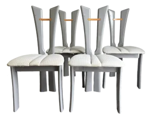 Pierre Cardin Attr. Set of 4 Dining Chairs Made in Italy