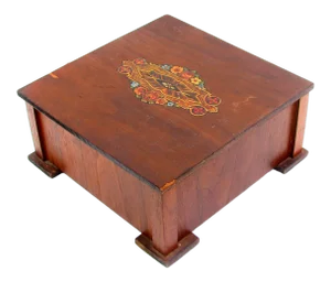 Art Nouveau Decoupage Vanity / Entry Box
