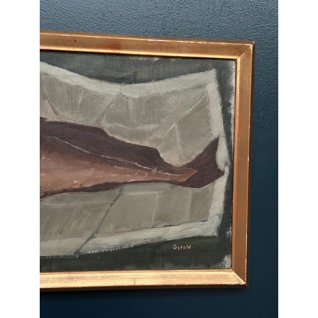 Gerald, Fish, 1960s, Oil on Canvas, Framed For Sale - Image 5 of 12