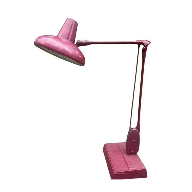 Mid-Century Modern Vintage Dazor Floating Fixture Industrial Drafting Table Lamp Light #2c-2324 For Sale - Image 3 of 8