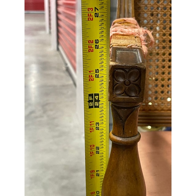 Wood Louis XVI Style Chairs - A Pair For Sale - Image 7 of 9