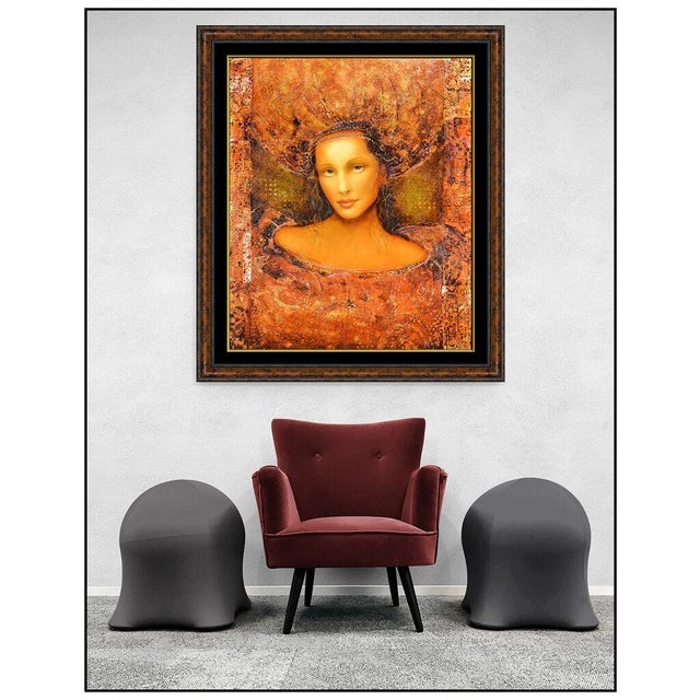 Message us to inquire about custom framing options! (Included for free with every purchase) The artwork here, "Ladonna",...