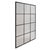 Our Racine Mirror features a grid like black metal frame that creates a windowpane effect. The mirror has an antiqued...