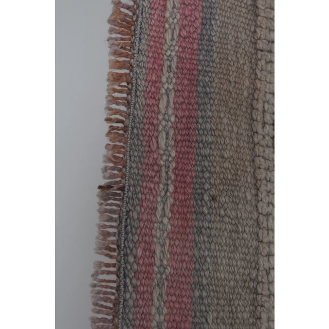 1960s Vintage Eagle Pictorial Turkish Herki Rug 3'3'' X 12'8'' For Sale - Image 10 of 13