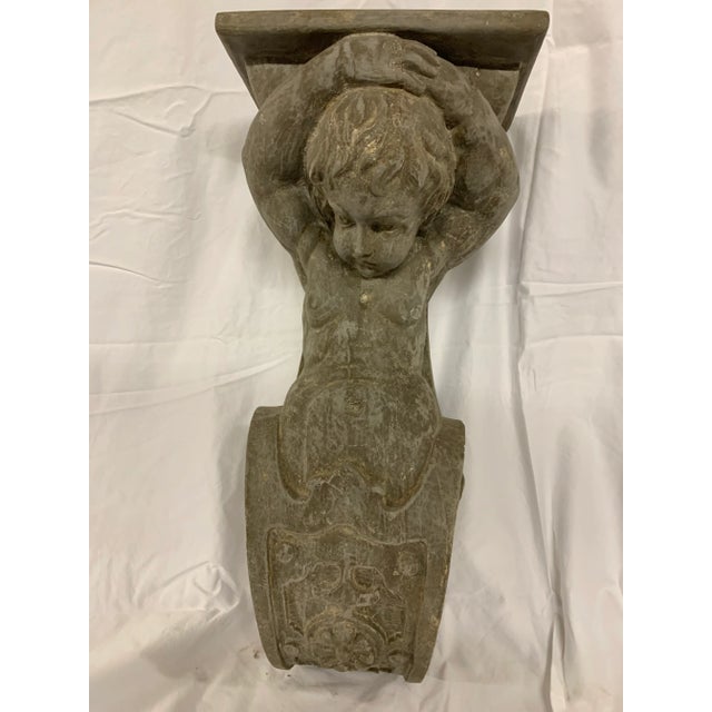 1990s Fiberglass Cherub Shelf For Sale In Boston - Image 6 of 6