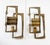 Sconces Bronze Frames without Glasses by Angelo Brotto for Esperia, 1960s, Set of 2 For Sale - Image 9 of 10