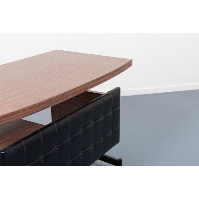 Textile Mid-Century Modern Desk & Chair, 1960s, Set of 2 For Sale - Image 7 of 16