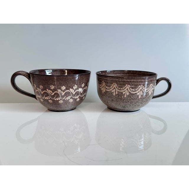 Large Handmade Ceramic Mugs with Handles from Serocka, Germany, 1970s, Set of 2 For Sale - Image 13 of 13