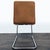 2010s Cb2 Leather/Suede Dining Chair on Chrome Frame For Sale - Image 5 of 9