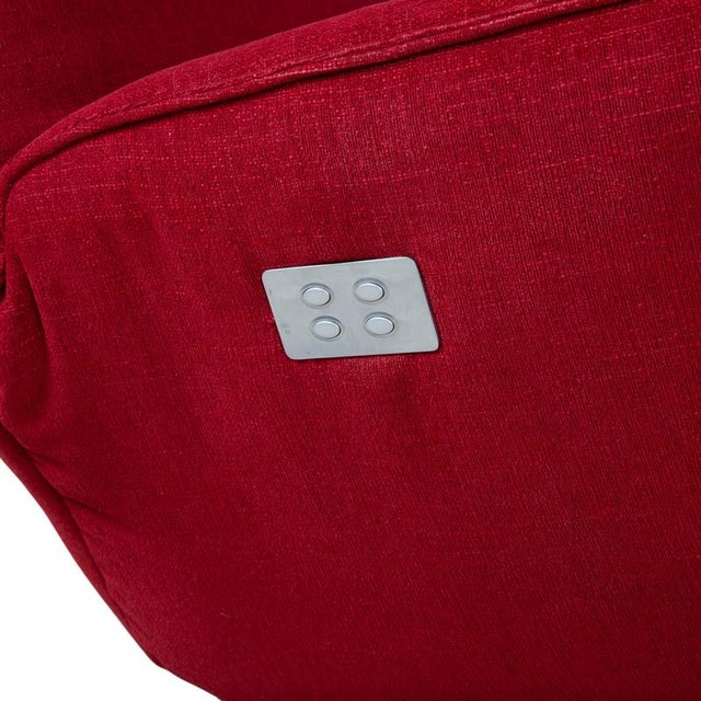 Red Fabric Three-Seater Red Electric Function Evita Sofa from Koinor For Sale - Image 8 of 15