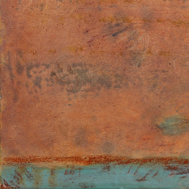 Awh 357 - Original Layered Abstract Color Field Oil Painting on Canvas by Bernhard Zimmer For Sale - Image 4 of 8
