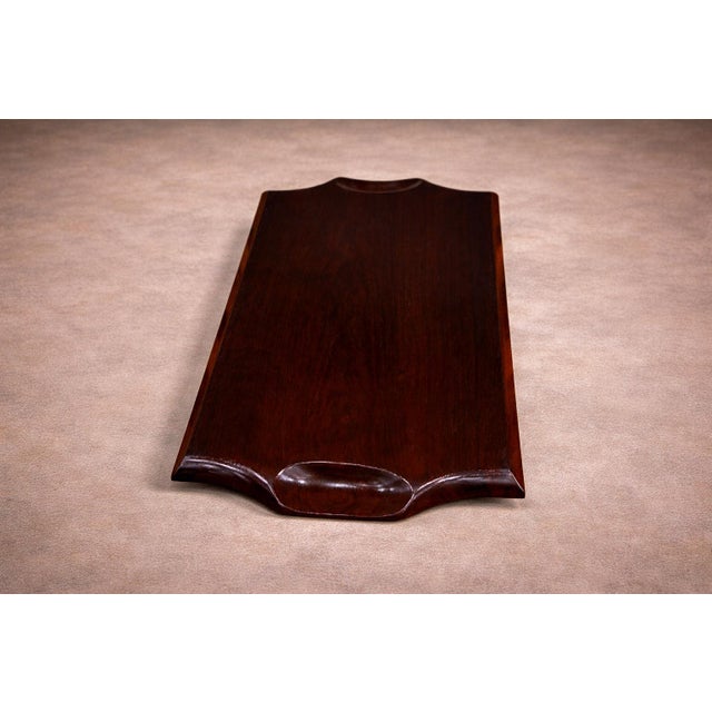Jean Gillon Serving Tray in Hardwood, Jean Gillon, 1960s For Sale - Image 4 of 10