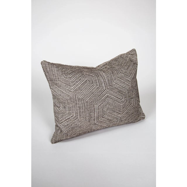 This small pillow measures 12" x 16", the unique hexagonal pattern gives the pillow a subtle complexity that will take...