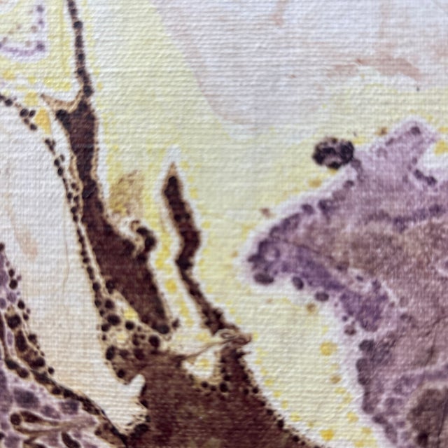 A Vintage Zura Young Abstract Mixed-Media Collage For Sale - Image 4 of 8