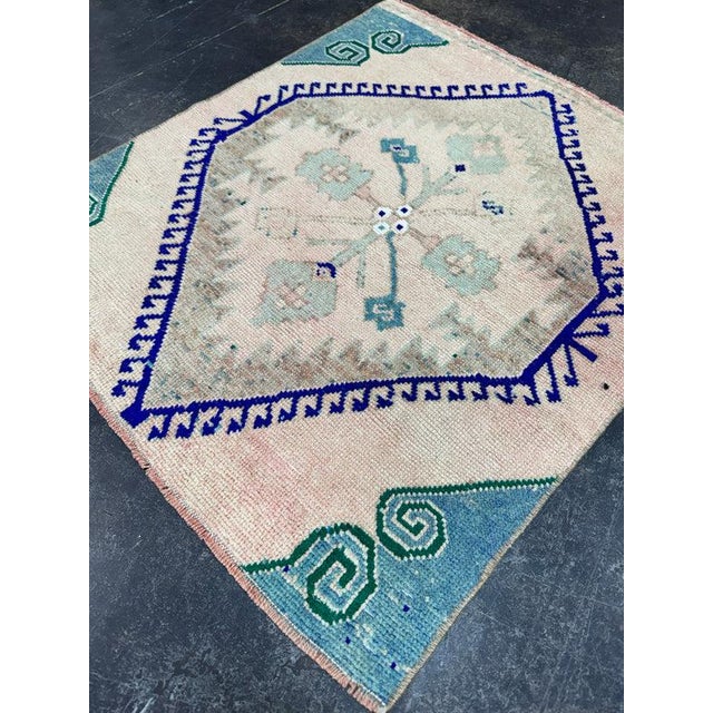 Turkish Yastik Rug 2'1" x 2'5" For Sale - Image 4 of 5
