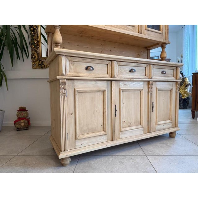 Gründerzeit Spruce Kitchen Cupboard For Sale - Image 10 of 16