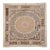 Suzani Wall Hanging Decor - Mid 20th Century Embroidery 4'6'' X 4'9'' For Sale