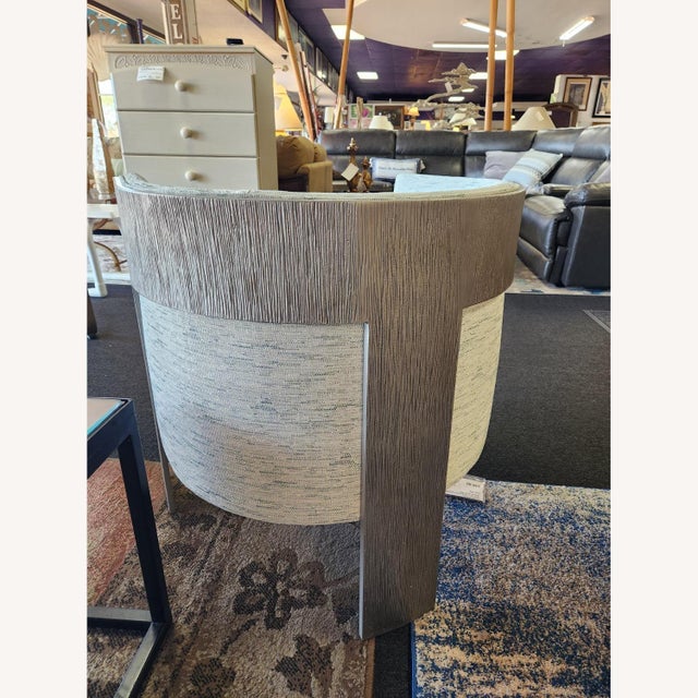 Bernhardt Cosway Bernhardt Light Gray Accent Chair For Sale - Image 4 of 7