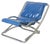 Folding Tubular Chromed Steel Deckchair, Italy, 1970s For Sale