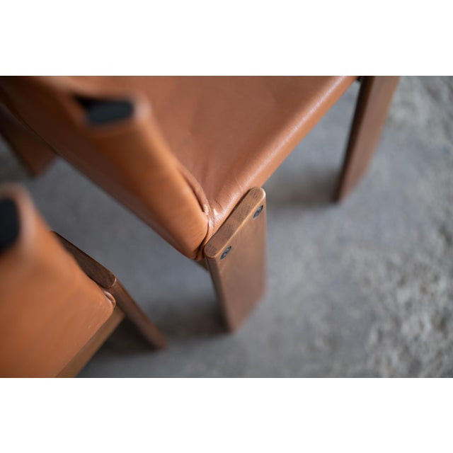 Monk Chairs by Afra & Tobia Scarpa, 1973, Set of 4 For Sale - Image 12 of 13