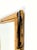 Wood Mid-Century Rectangular Wall Mirror Double Bamboo Frame, Italy, 1970s For Sale - Image 7 of 9