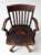 Antique Johnson Chair Co Swivel Desk Chair For Sale - Image 10 of 11