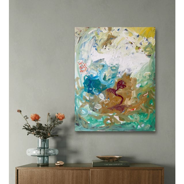 Matthew Izzo Oil Painting on Canvas, Valley Garden For Sale In New York - Image 6 of 8