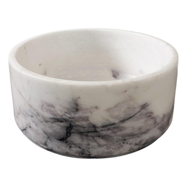 White Marble Joie Fruit Bowl For Sale