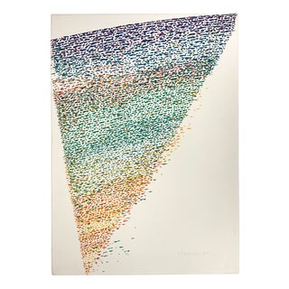 Piero Dorazio, Istrio, 1976, Color Lithograph For Sale