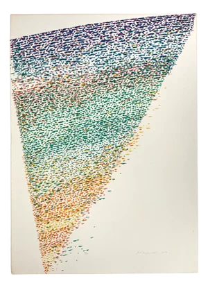 Piero Dorazio, Istrio, 1976, Color Lithograph