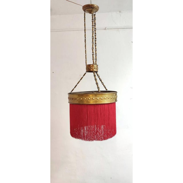 Spanish Art Nouveu Ceiling Lamp, 1930s For Sale - Image 14 of 14
