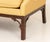 Late 20th Century Southwood Chinese Chippendale Style Upholstered Mahogany Sofa For Sale - Image 5 of 8
