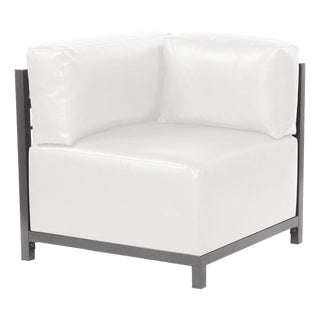 Axis Corner Chair Avanti White Titanium Frame For Sale