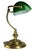 Victorian Student Desk Lamp with Racing Green Glass Shade and Switch For Sale - Image 3 of 14