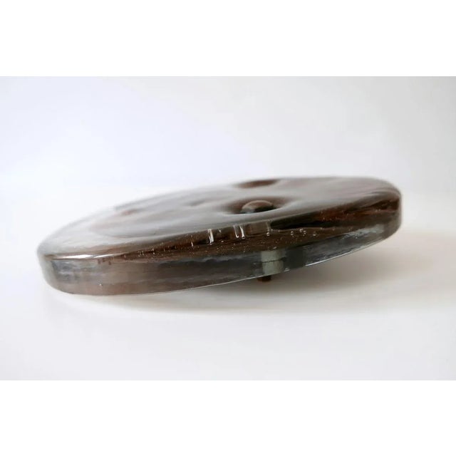 Mid-Century Italian Modern Marbled Glass Push & Pull Door Handle, 1960s For Sale - Image 16 of 18
