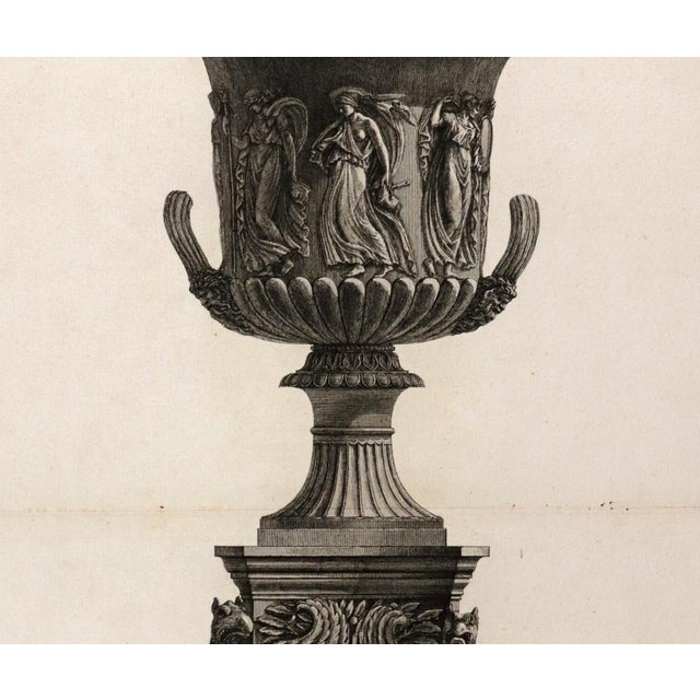 Giovanni (Cavalier) Battista Piranesi Giovanni Battista Piranesi (Italian, 1720–1778), Engraving of an Urn For Sale - Image 4 of 10