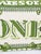 Late 20th Century Vintage Hand Sewn Needlepoint Dollar Bill Throw Pillow For Sale - Image 5 of 8
