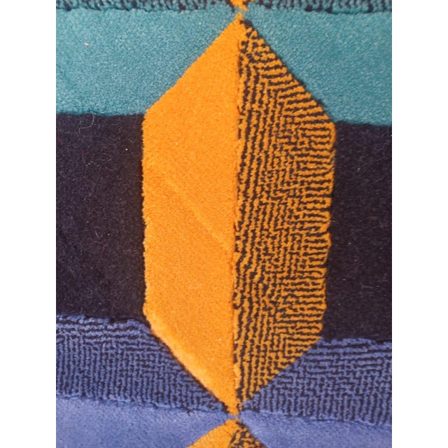 Optic Rug by Ottavio Missoni for T&J Vestor, Italy, 1980s For Sale - Image 4 of 10