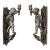 Mid 20th Century Pair of Italian Cherubines Jennini Wall Sconces Silver 11.5" For Sale