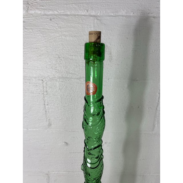 Mid Century Chianti Bottle Fish Motif For Sale In New York - Image 6 of 9