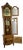 Vintage Grandfather Clock in Oak For Sale
